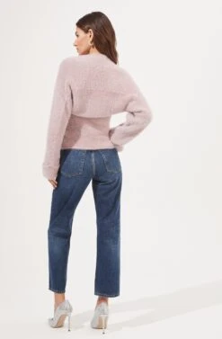 Yara Fuzzy Knit Sweater Set -Astr The Label Shop ACT16924 LAVENDER 4