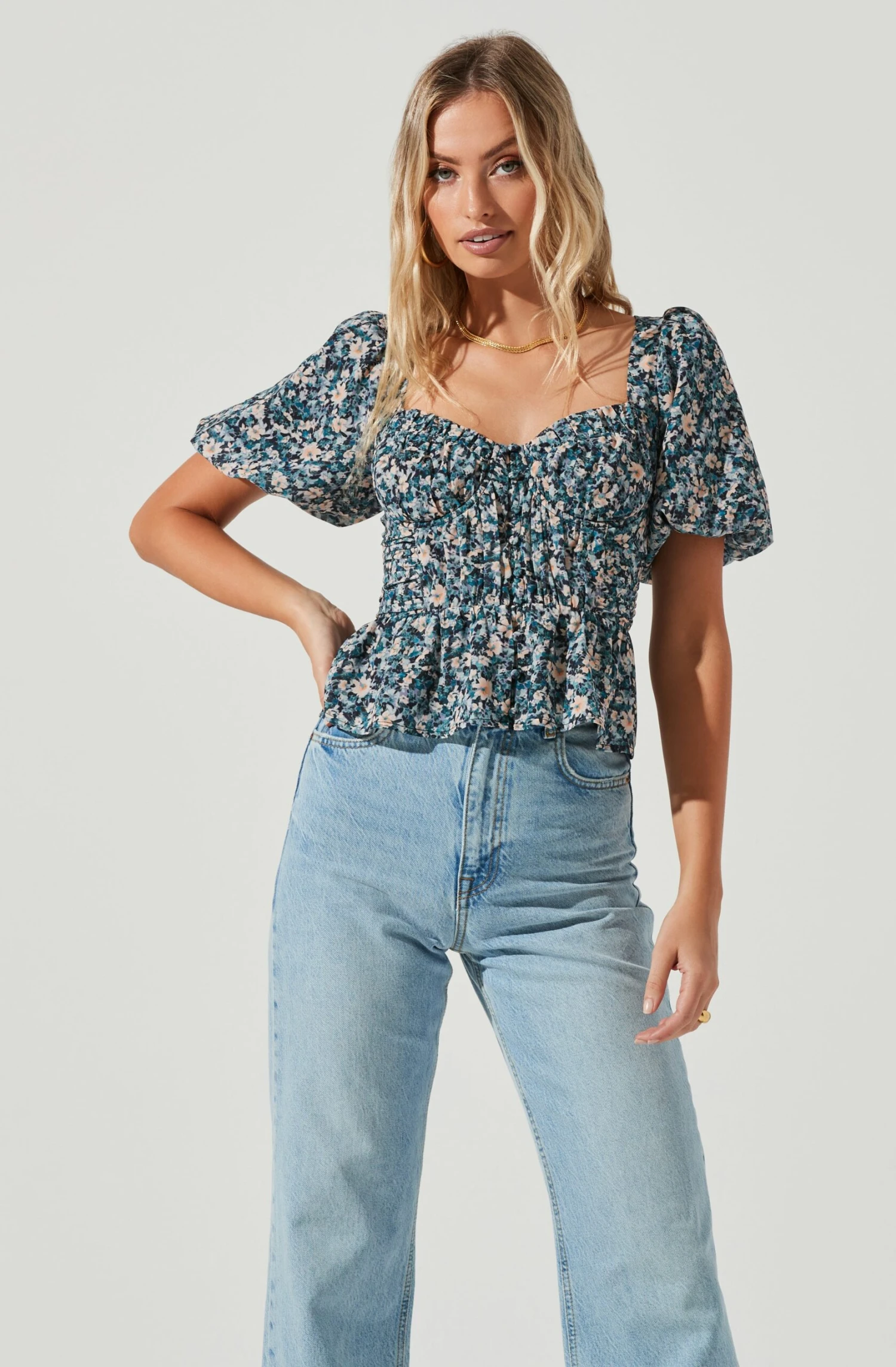 Clairemont Floral Top 3 Clairemont Floral Top