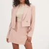 Woodbury Cropped Blazer -Astr The Label Shop ACT16986 BLUSH 3