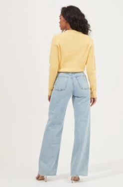 Astoria Attached Shrug Sweater -Astr The Label Shop ACT17006 SUNSHINEYELLOW 4