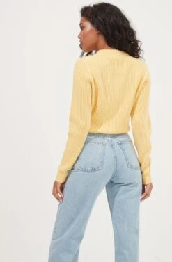 Astoria Attached Shrug Sweater -Astr The Label Shop ACT17006 SUNSHINEYELLOW 6