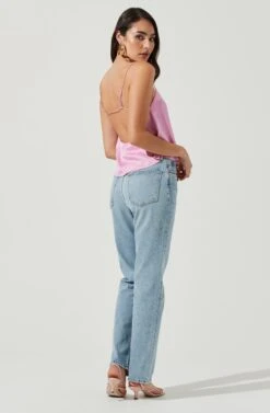 Rosemont Square Neck Backless Cami -Astr The Label Shop ACT17103 PINKORCHID 3