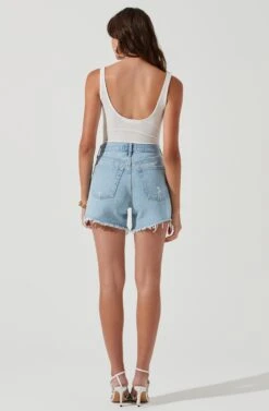 Highgrove Ruched Front Cutout Bodysuit -Astr The Label Shop ACT17183 WHITE 1502