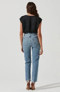 Riva Crop Top -Astr The Label Shop ACT17218 BLACK 1789