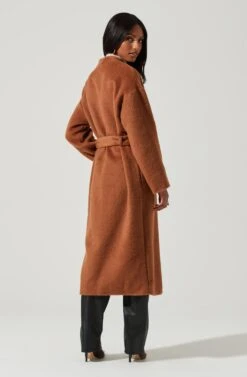 Berkley Tie Waist Coat 25 Berkley Tie Waist Coat -Astr The Label Shop ACT17309 CAMEL 0828