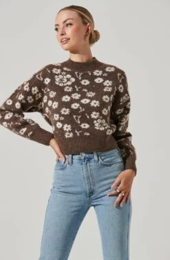 Saira Floral Sweater