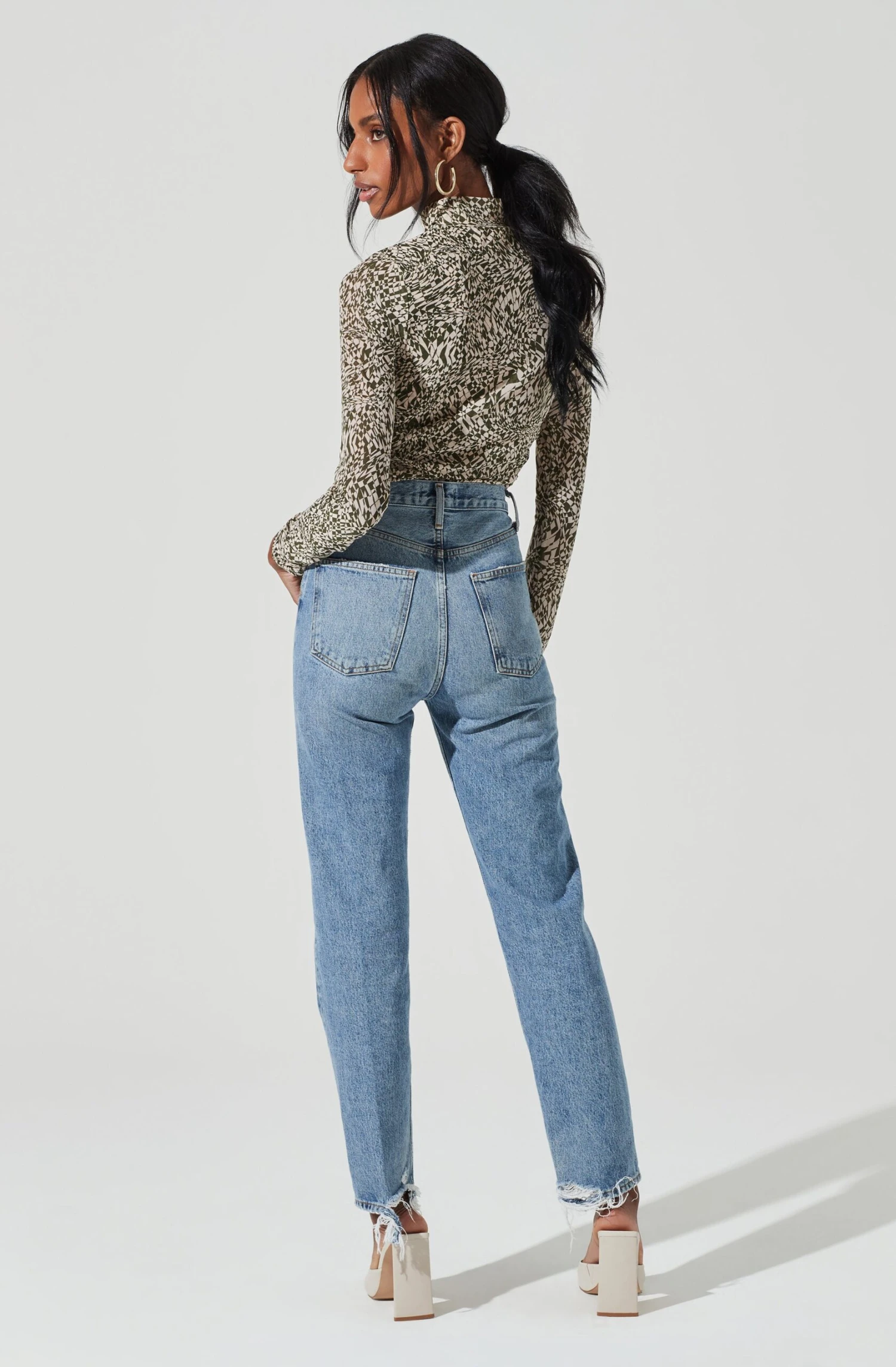 Zazie Choker Neck Long Sleeve Top 7 Zazie Choker Neck Long Sleeve Top - Image 5