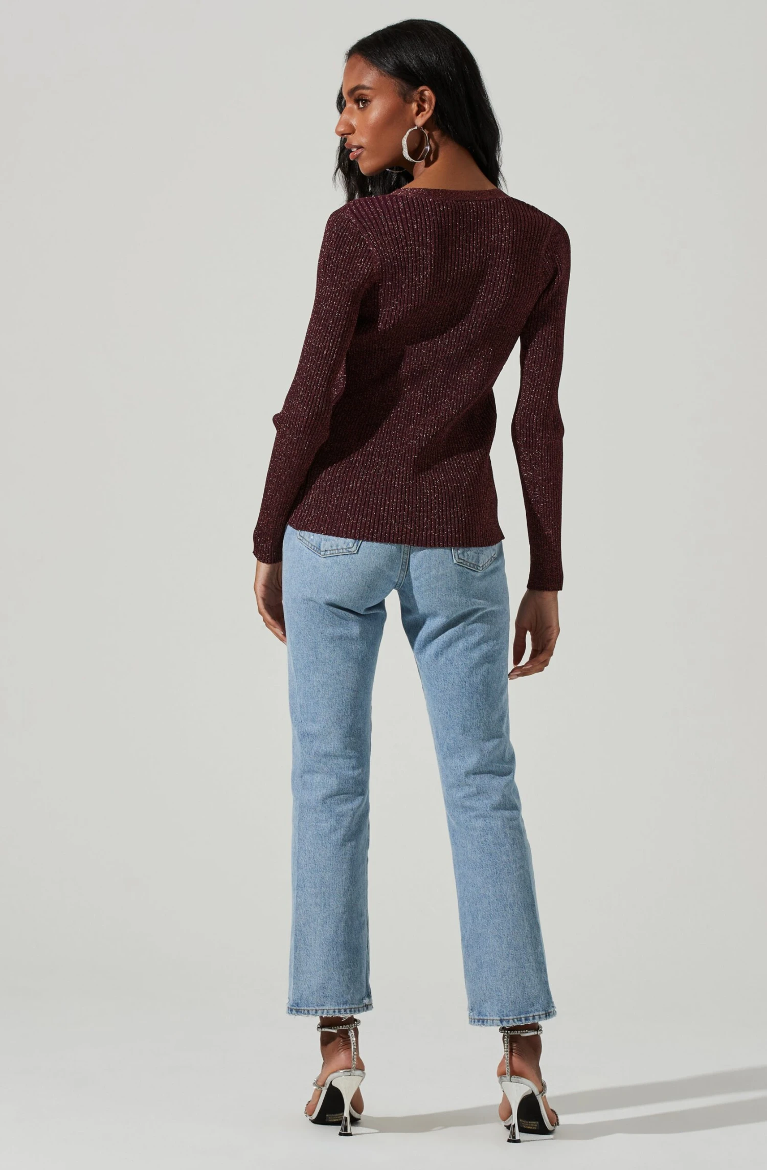 Maude Metallic Button Down Sweater 11 Maude Metallic Button Down Sweater - Image 9