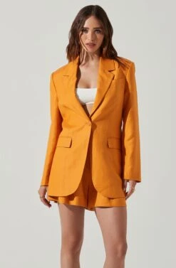 Laudine Blazer -Astr The Label Shop ACT17526L MUSTARD 4