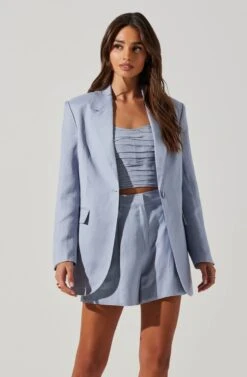 Laudine Blazer -Astr The Label Shop ACT17526L SLATEBLUE 3