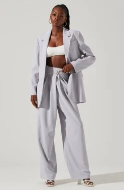 Laudine Oversized Blazer -Astr The Label Shop ACT17526 HAZEBLUE 1