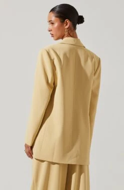 Laudine Oversized Blazer -Astr The Label Shop ACT17526 MAIZE 3