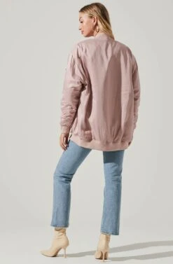 Torin Bomber Jacket -Astr The Label Shop ACT17705 LIGHTPINK 5