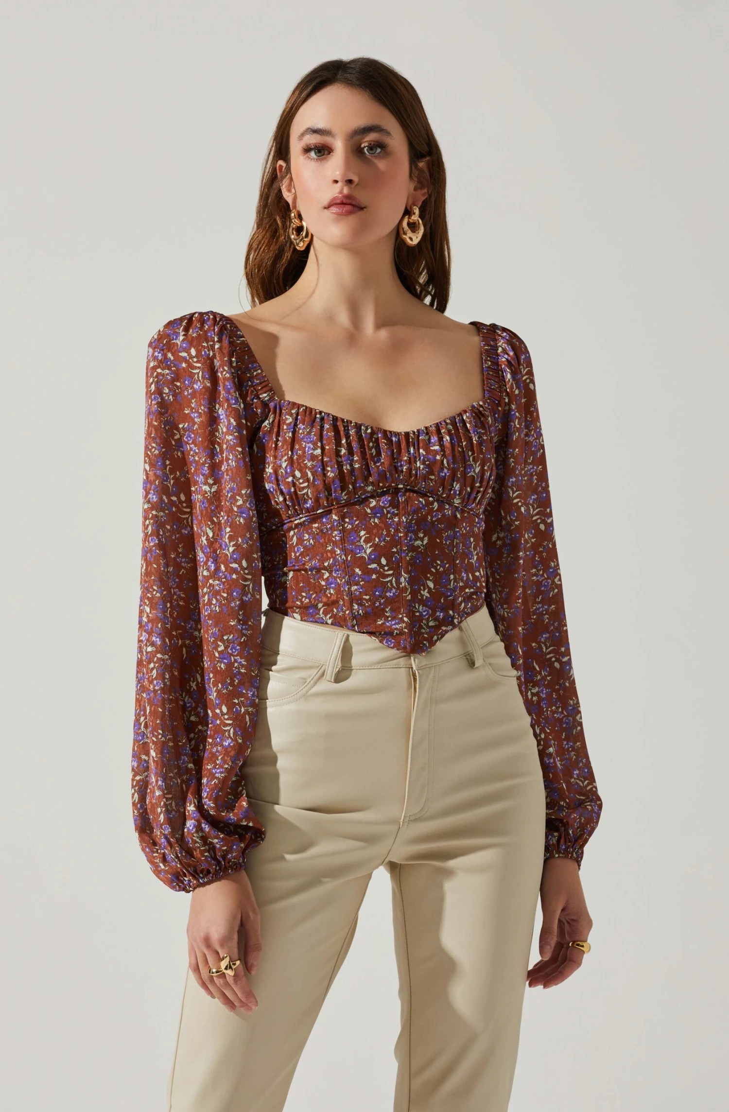 Penny Floral Puff Sleeve Top 3 Penny Floral Puff Sleeve Top