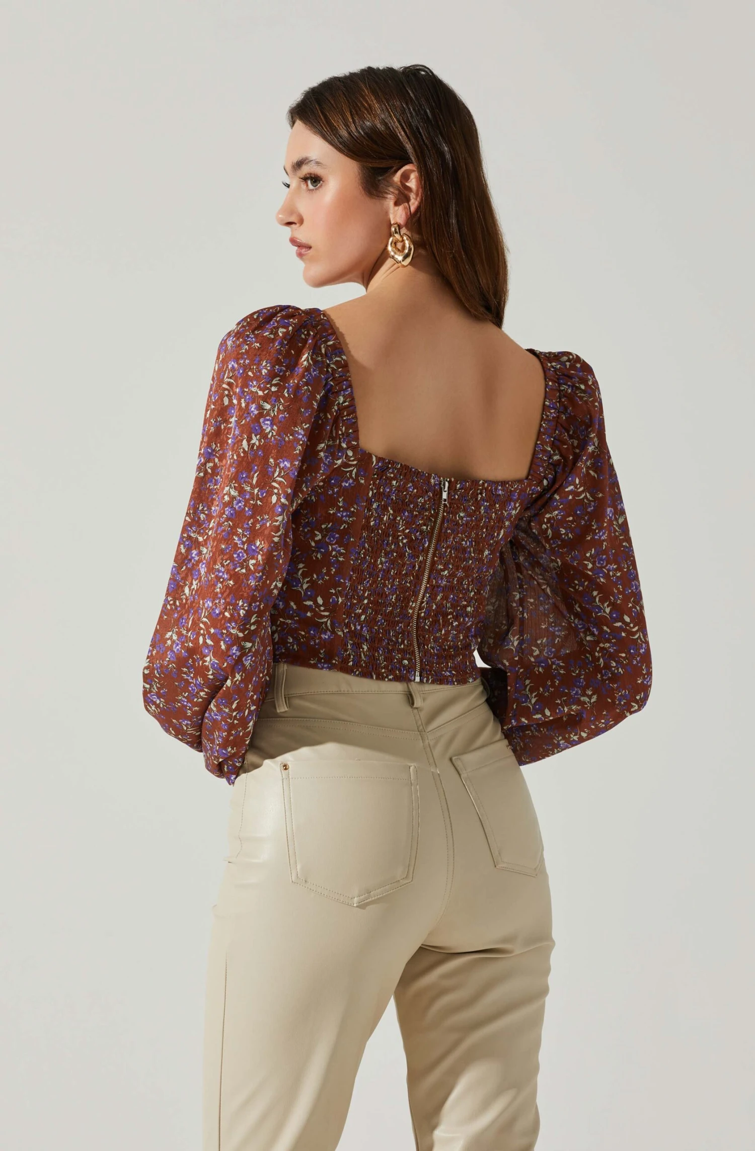 Penny Floral Puff Sleeve Top 8 Penny Floral Puff Sleeve Top - Image 6