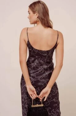 Joan Dress 10 Joan Dress -Astr The Label Shop ADR100252 BLACK SKETCH PRINT 6