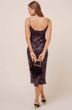 Joan Dress 11 Joan Dress -Astr The Label Shop ADR100252 BLACK SKETCH PRINT 7