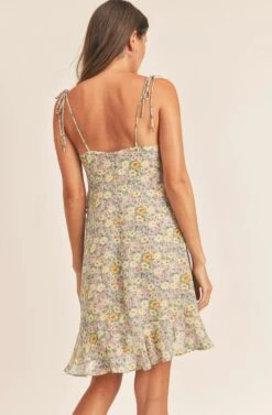 Print Mix Mini Dress 11 Print Mix Mini Dress -Astr The Label Shop ADR100336 TAUPEYELLOWFLORAL 7