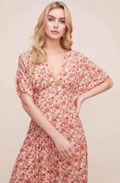 Dolman V Neck Floral Midi Dress 11 Dolman V Neck Floral Midi Dress -Astr The Label Shop ADR100605 BLUSH MULTI FLORAL 3 836ec5c3 ed5c 409c b8e8 0f8deccb3c8b