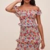 Isabel Off Shoulder Floral Dress