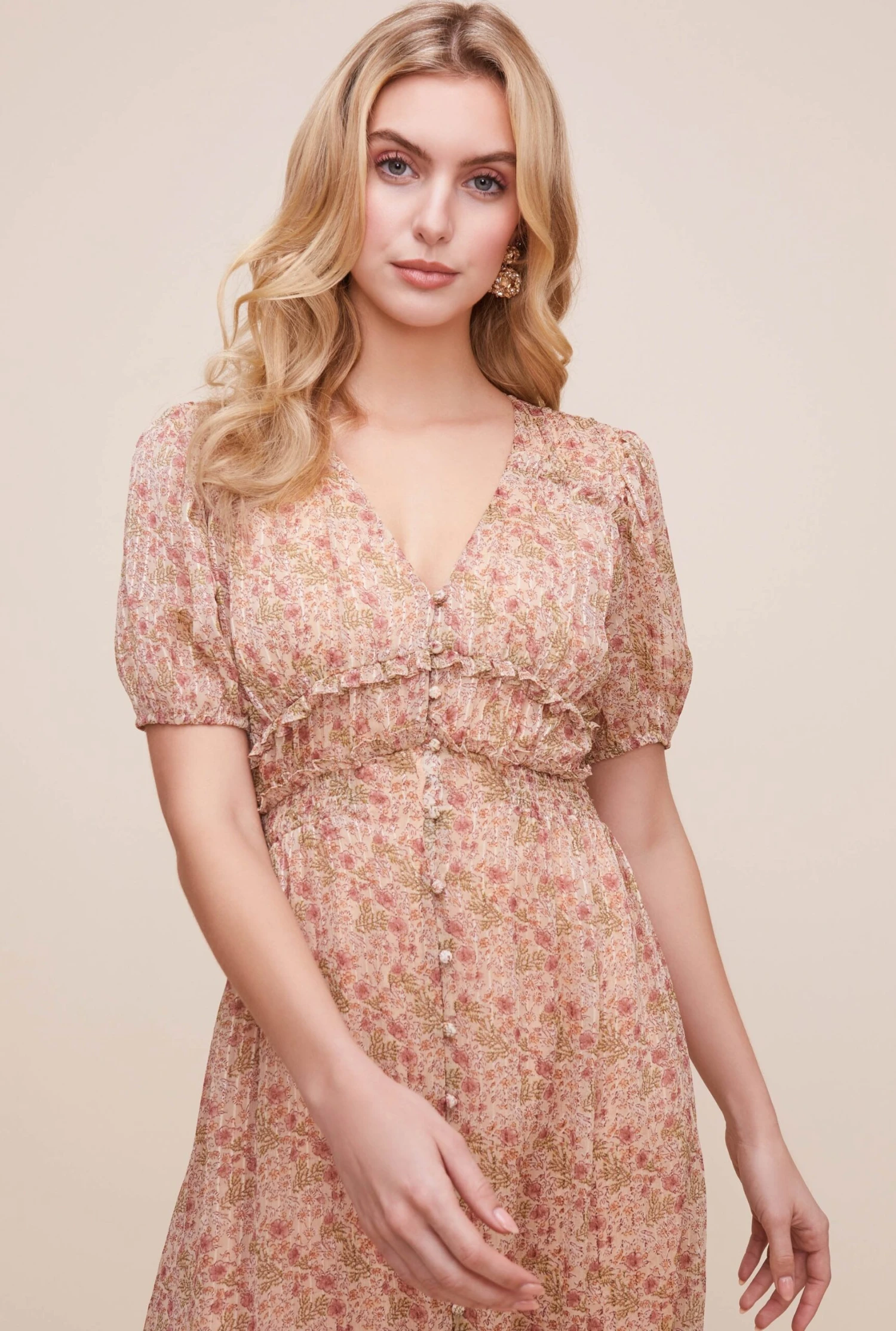 Love Story Floral Midi Dress 5 Love Story Floral Midi Dress - Image 3