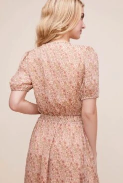Love Story Floral Midi Dress 12 Love Story Floral Midi Dress -Astr The Label Shop ADR100633 CREAM MARSALA FLORAL 6