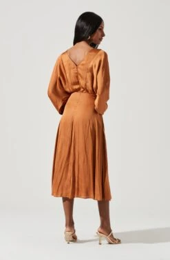Marin Dolman Sleeve Midi Dress -Astr The Label Shop ADR100916 AMBER 1815