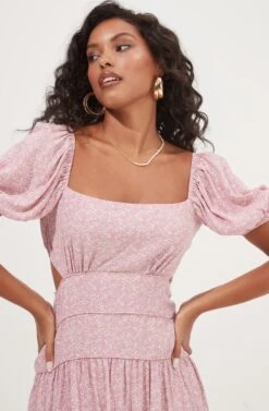 Montana Cutout Midi Dress 11 Montana Cutout Midi Dress -Astr The Label Shop ADR100940 MAUVEMULTIDITSY 3