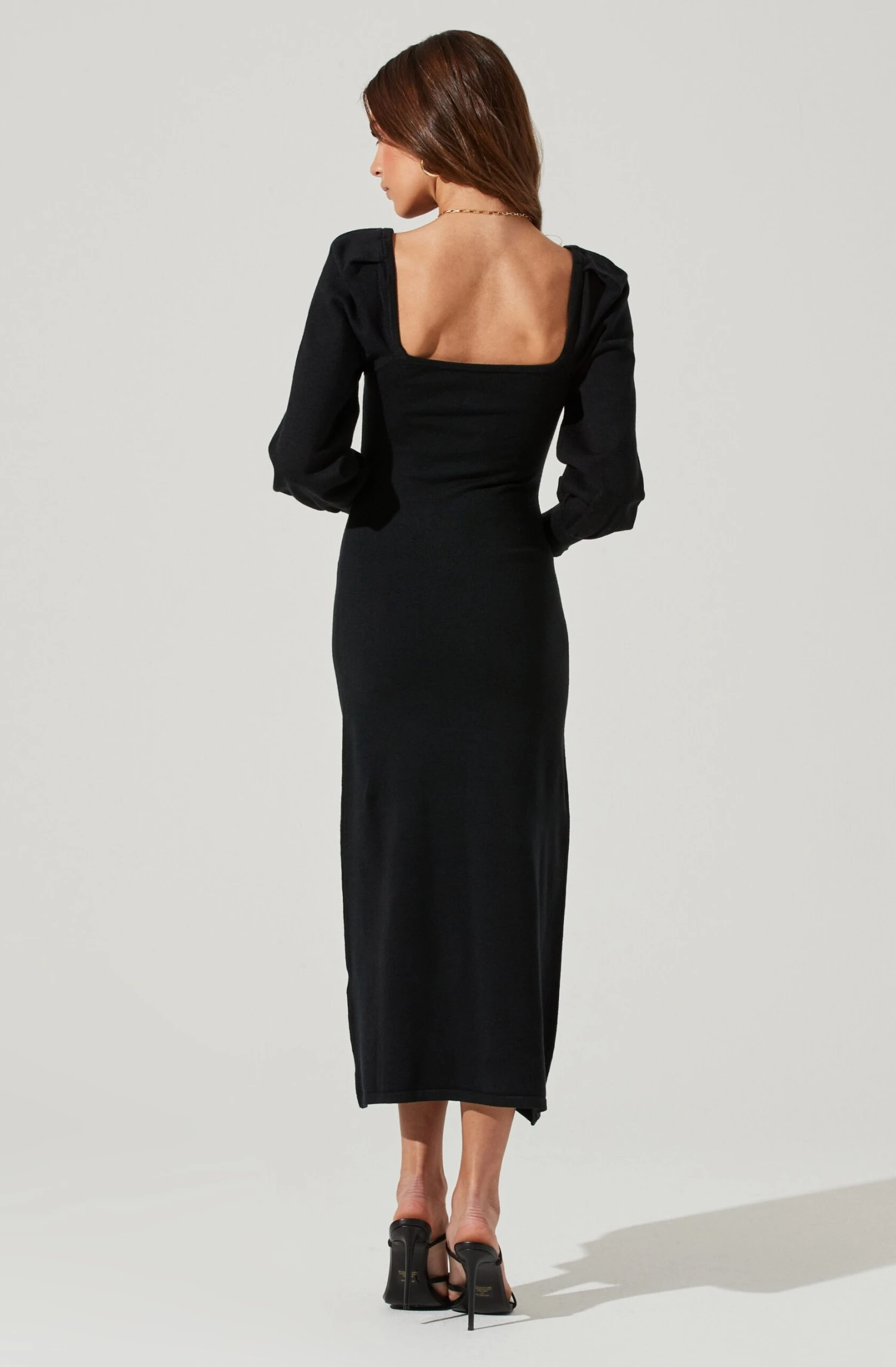 Multi Cutout Sweater Midi Dress 8 Multi Cutout Sweater Midi Dress - Image 6