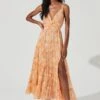 Elsa Floral Tiered Maxi Dress 2 Elsa Floral Tiered Maxi Dress -Astr The Label Shop ADR101258 ORANGEMUSTARDABSTR 1 e1cefd7a 9070 4f19 ab8e c50fce0204fd