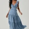 Cut Out Flutter Maxi Dress 1 Cut Out Flutter Maxi Dress -Astr The Label Shop ADR101309 DUSTYBLUE 1229 4511f80f 7e9d 4374 8dd4 c84ce4d86f4f
