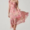 Camelia Floral Midi Dress -Astr The Label Shop ADR101861C PINKGREENFLORAL 1