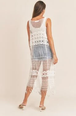 Sun Chaser Crochet Cover Up 13 Sun Chaser Crochet Cover Up -Astr The Label Shop AMB NF00002121 BEIGE 6