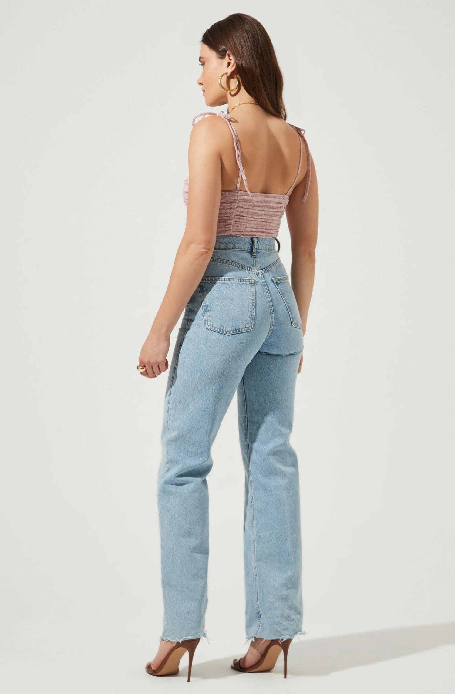 Danbury Ruched Tie Strap Bodysuit 7 Danbury Ruched Tie Strap Bodysuit - Image 5