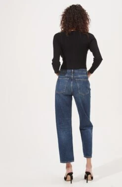 Lottie Pearl Button Cardigan -Astr The Label Shop AMB WS 176 BLACK 5