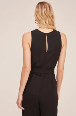 Side Tie Jumpsuit 24 Side Tie Jumpsuit -Astr The Label Shop AP7042 BLACK 4