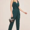 Side Tie Jumpsuit -Astr The Label Shop AP7042 FOREST GREEN 1