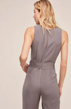 Side Tie Jumpsuit 20 Side Tie Jumpsuit -Astr The Label Shop AP7042 GREY 4