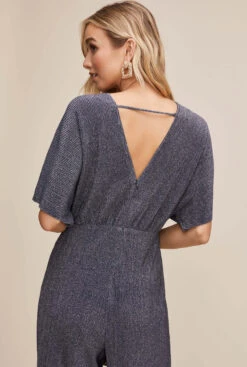 Metallic Dolman Jumpsuit -Astr The Label Shop AP7107 TEAL METALLIC 5 ce43d130 82d2 4082 8633 2f05e649f371