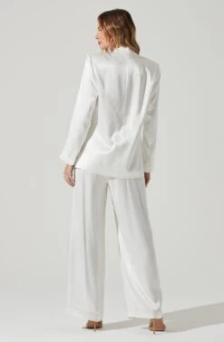 Brigitta Satin Wide Leg Pants -Astr The Label Shop AP7265S WHITE 6