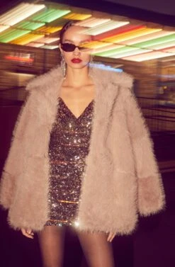 Hadley Faux Fur Coat -Astr The Label Shop ASTR HOL22 SKATE 0002 ec786545 4299 41a7 81ec e50563fc8386