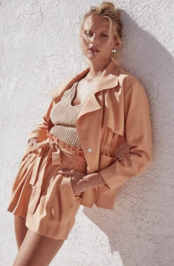 Pacific Pleated Tie Waist Shorts -Astr The Label Shop ASTR SPR21 PT2 8097