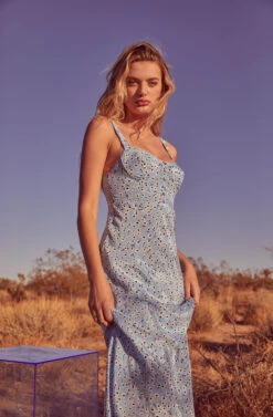 Halle Bustier Slip Midi Dress -Astr The Label Shop ASTR SUM21 PT2 4278 edited