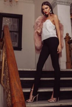 Adair Faux Fur Jacket -Astr The Label Shop ASTRHoliday45