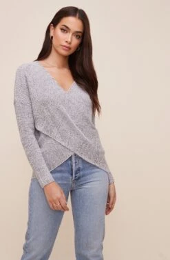 Wrap Front Sweater