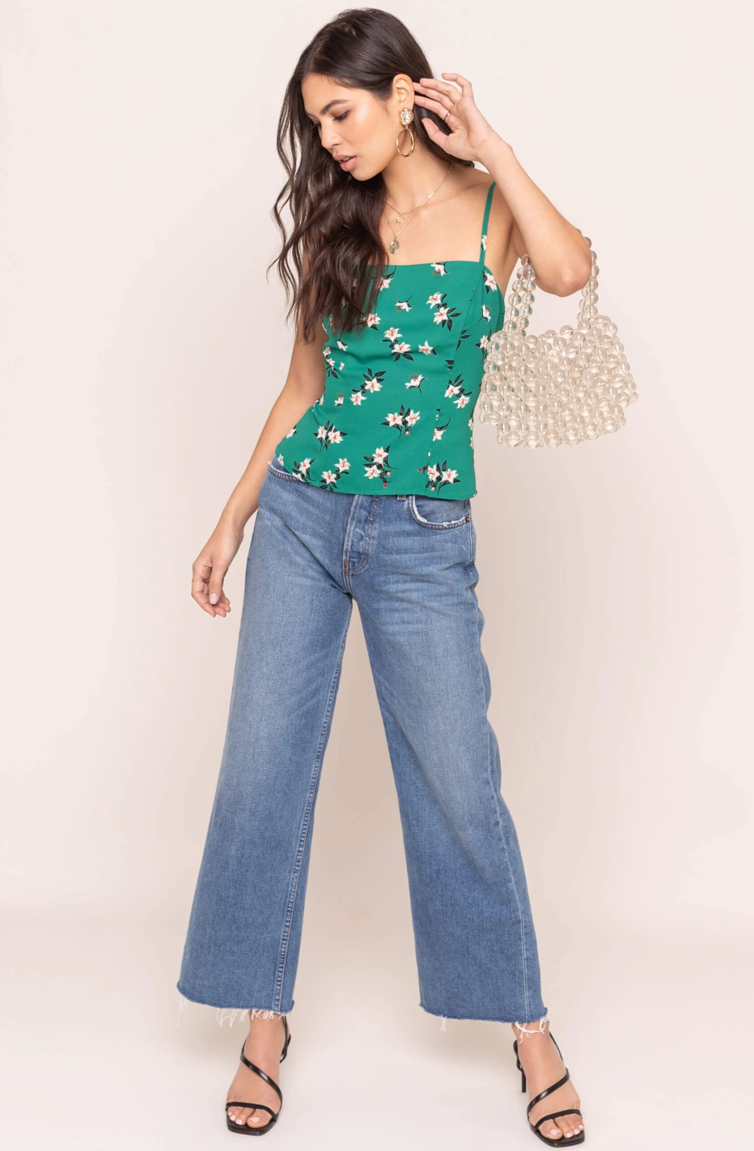 Fitted Floral Cami 5 Fitted Floral Cami - Image 3