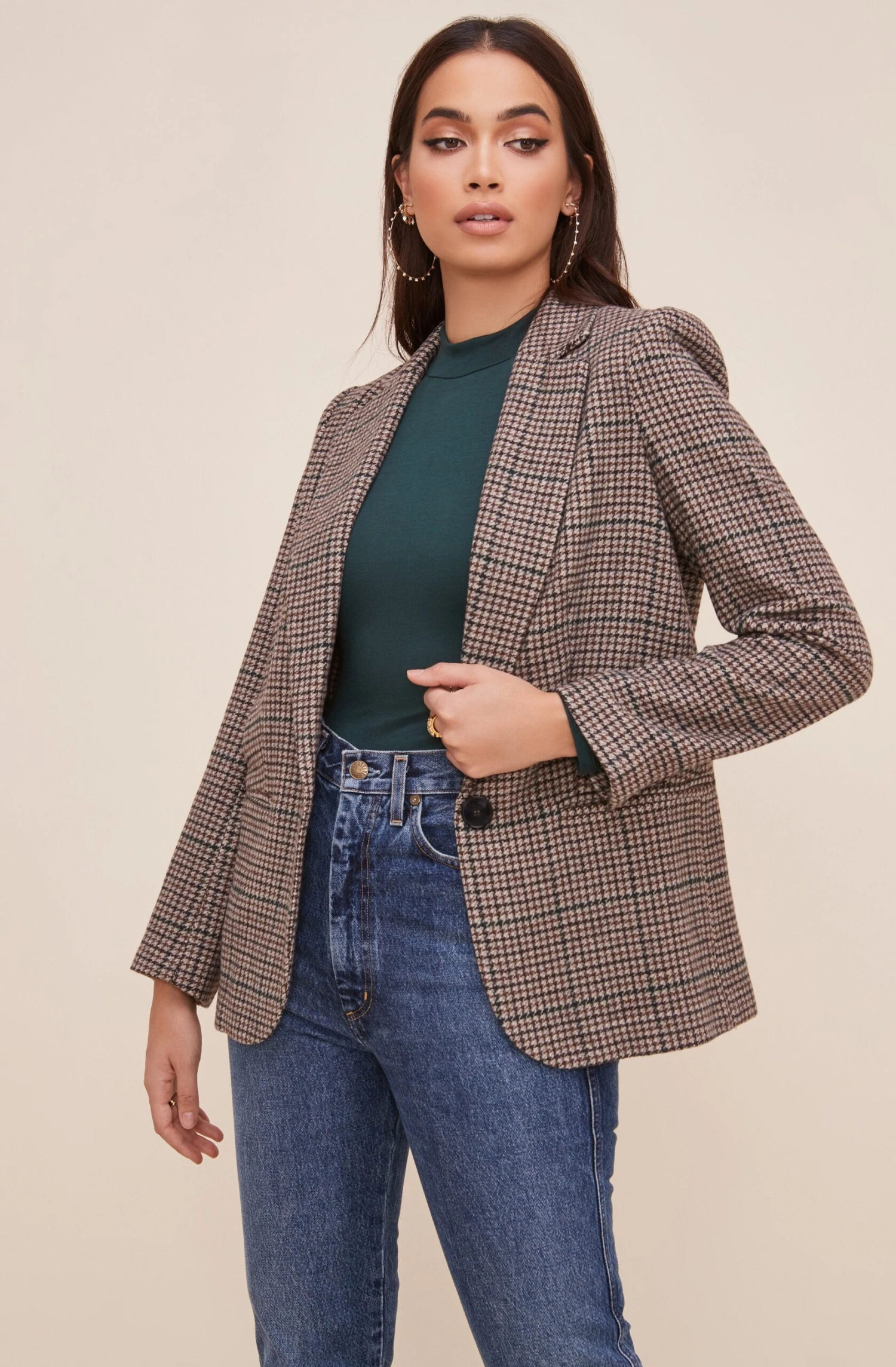 Plaid Blazer 4 Plaid Blazer - Image 2