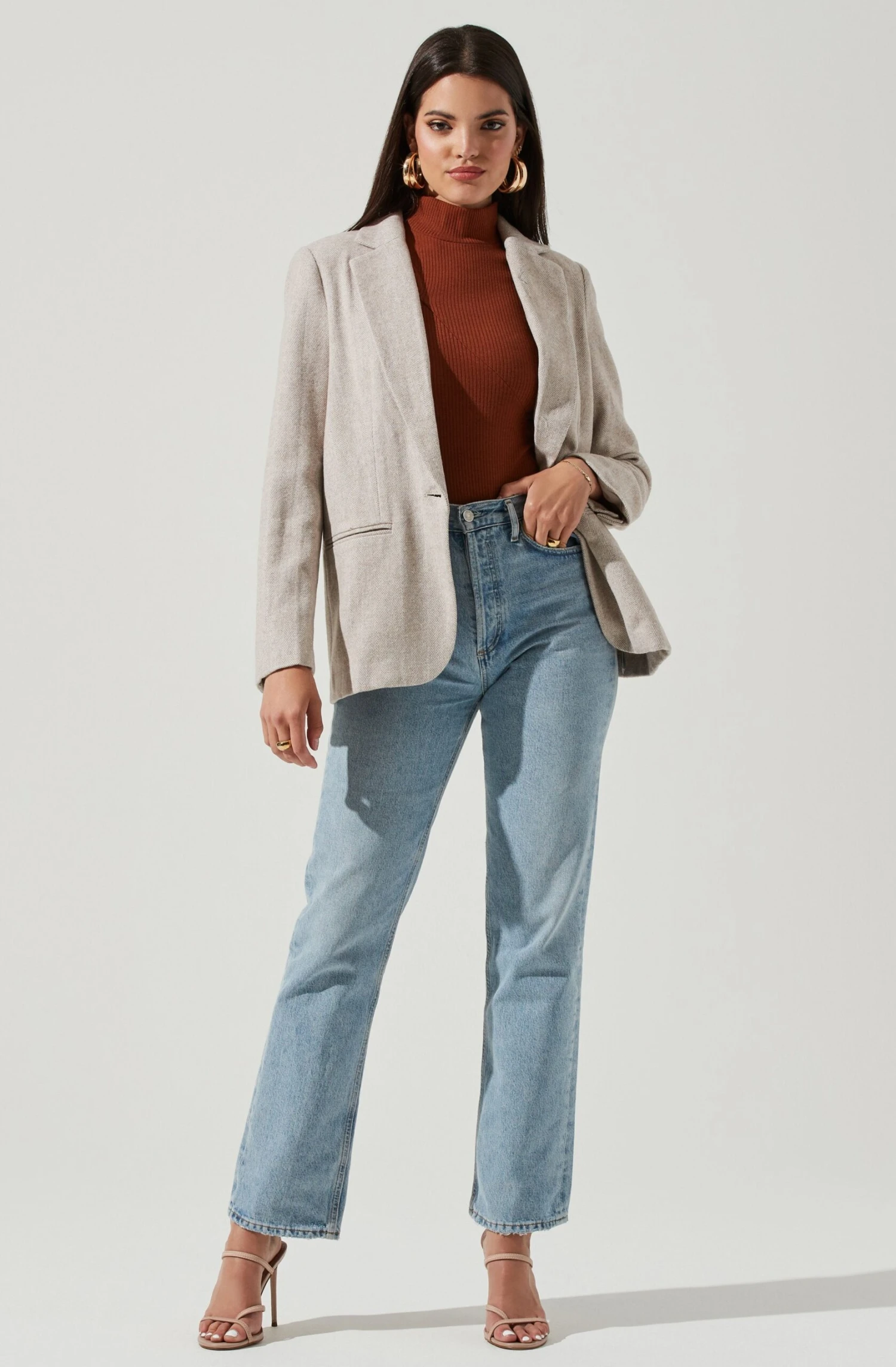 One Button Blazer 9 One Button Blazer - Image 7