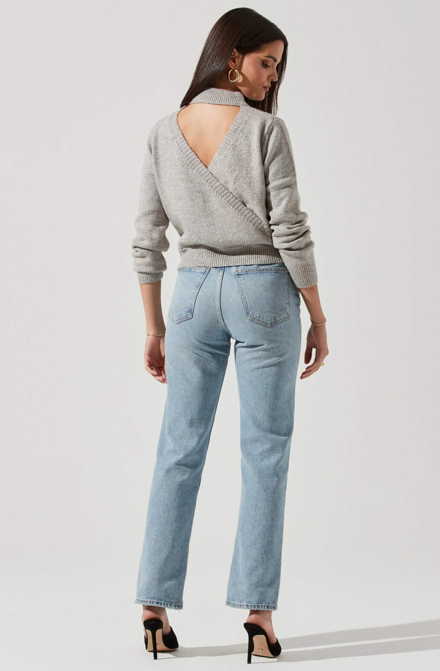 Reversible Open Back Sweater 6 Reversible Open Back Sweater - Image 4