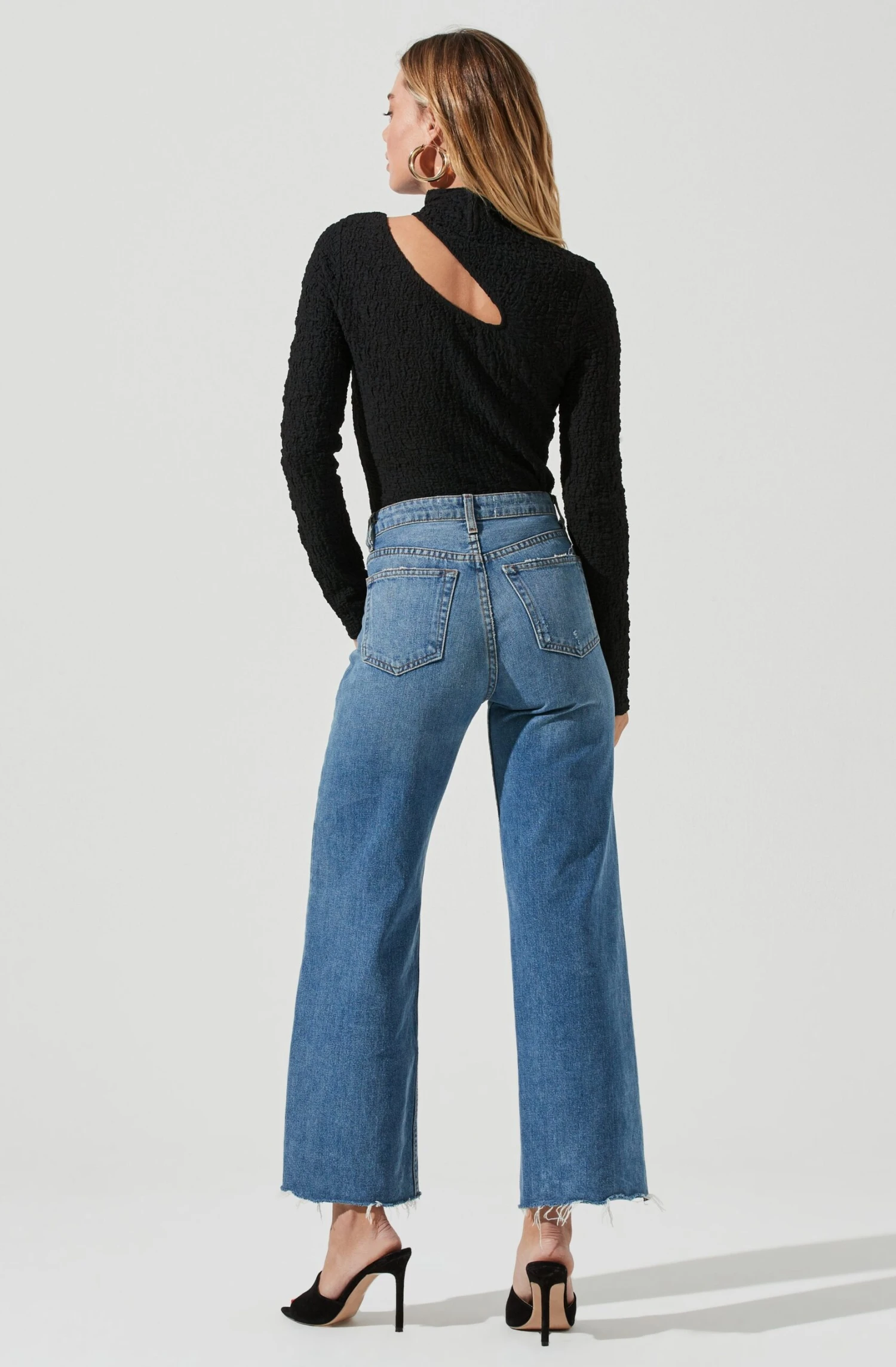 Slit Mock Neck Top 4 Slit Mock Neck Top - Image 2